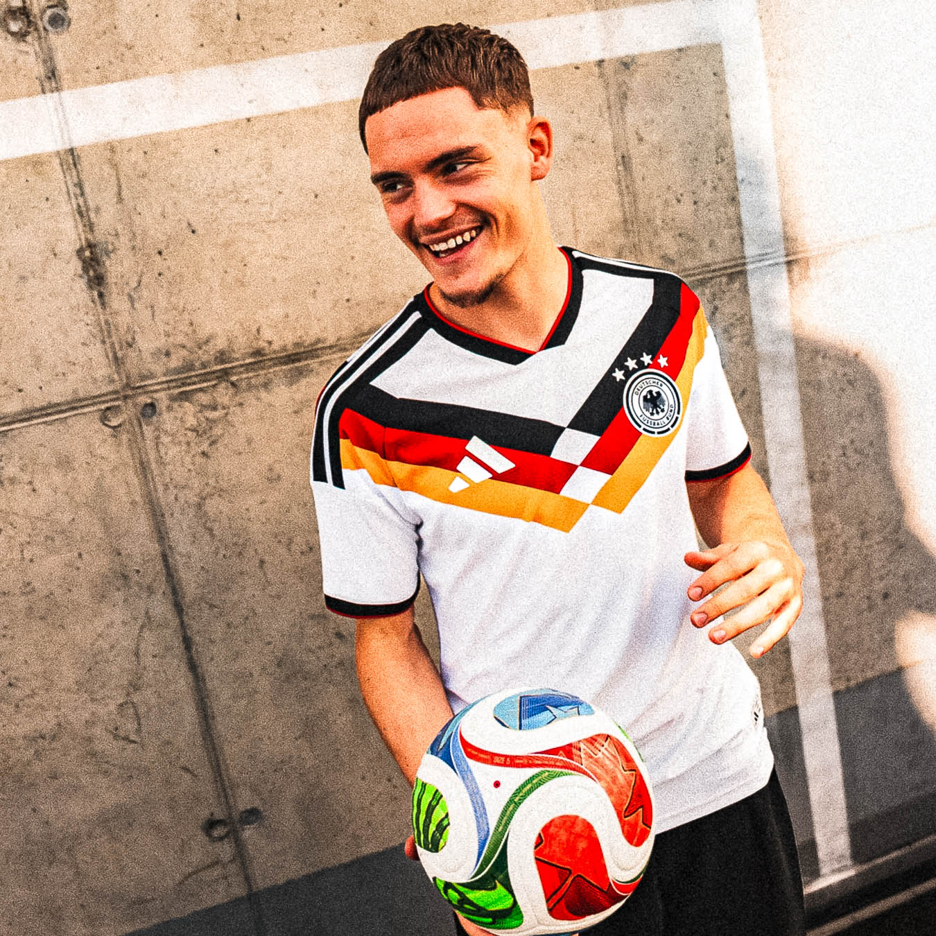 DFB Deutschland Authentic Home Jersey - World Cup 26 - White