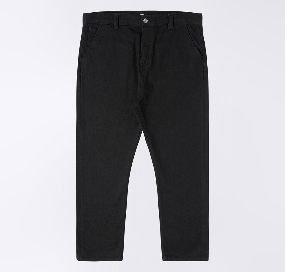 EDWIN Universe Pant - Cropped - Wayward Left Hand Denim 10OZ - Black Easy Stone Wash