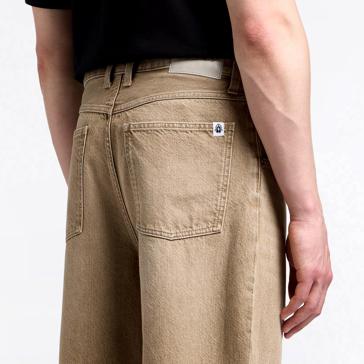 Tyrell Pant - Loose Tapered - 12.25oz Danakil Beige Denim - Beige Amber Wash