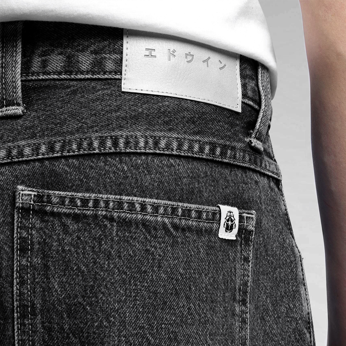 Matrix Pant - Loose Straight - Pembroke Black Denim 13,56 oz - Black Matt Wash