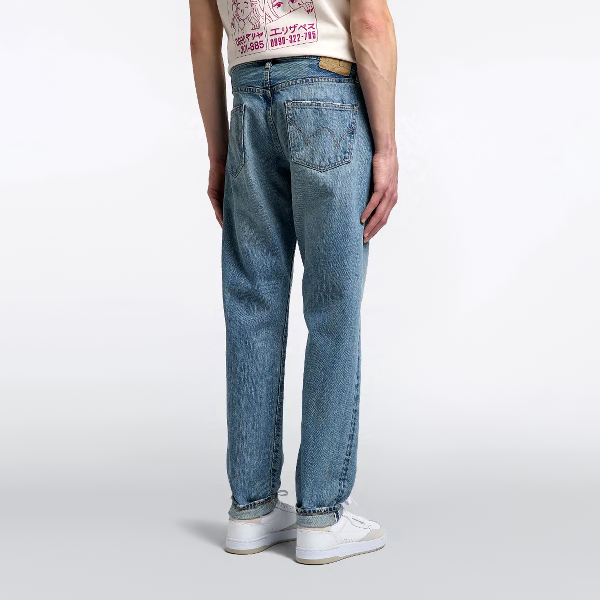 Regular Tapered - Made In Japan - Kurabo Recycle Red Selvage Denim 14oz - Light Used