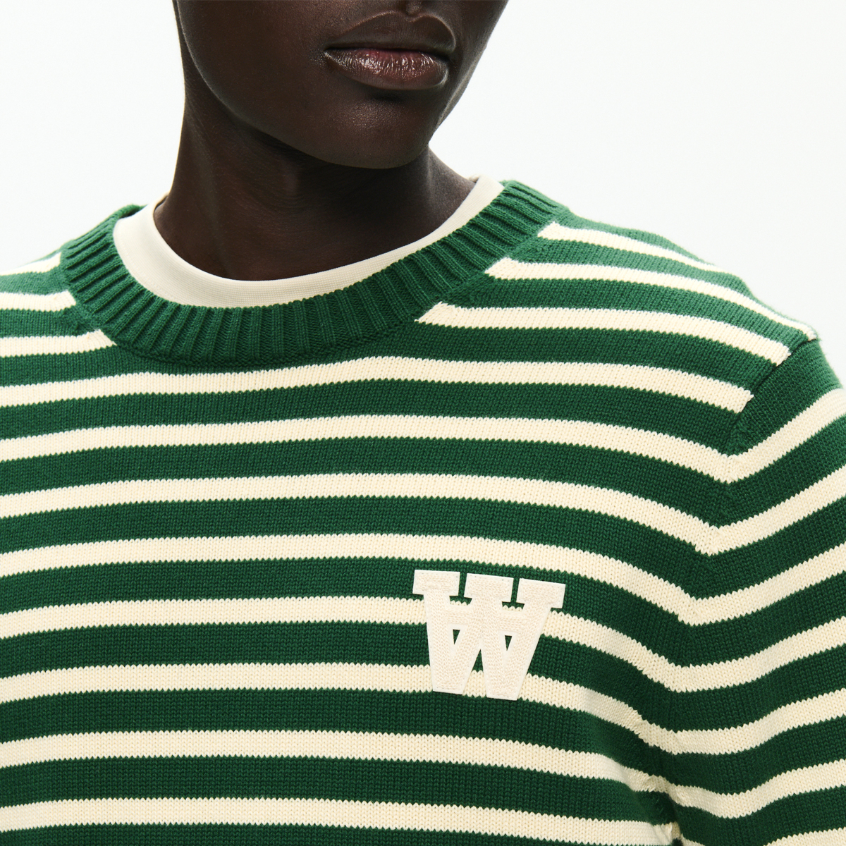 Tay Pullover - Green Stripe