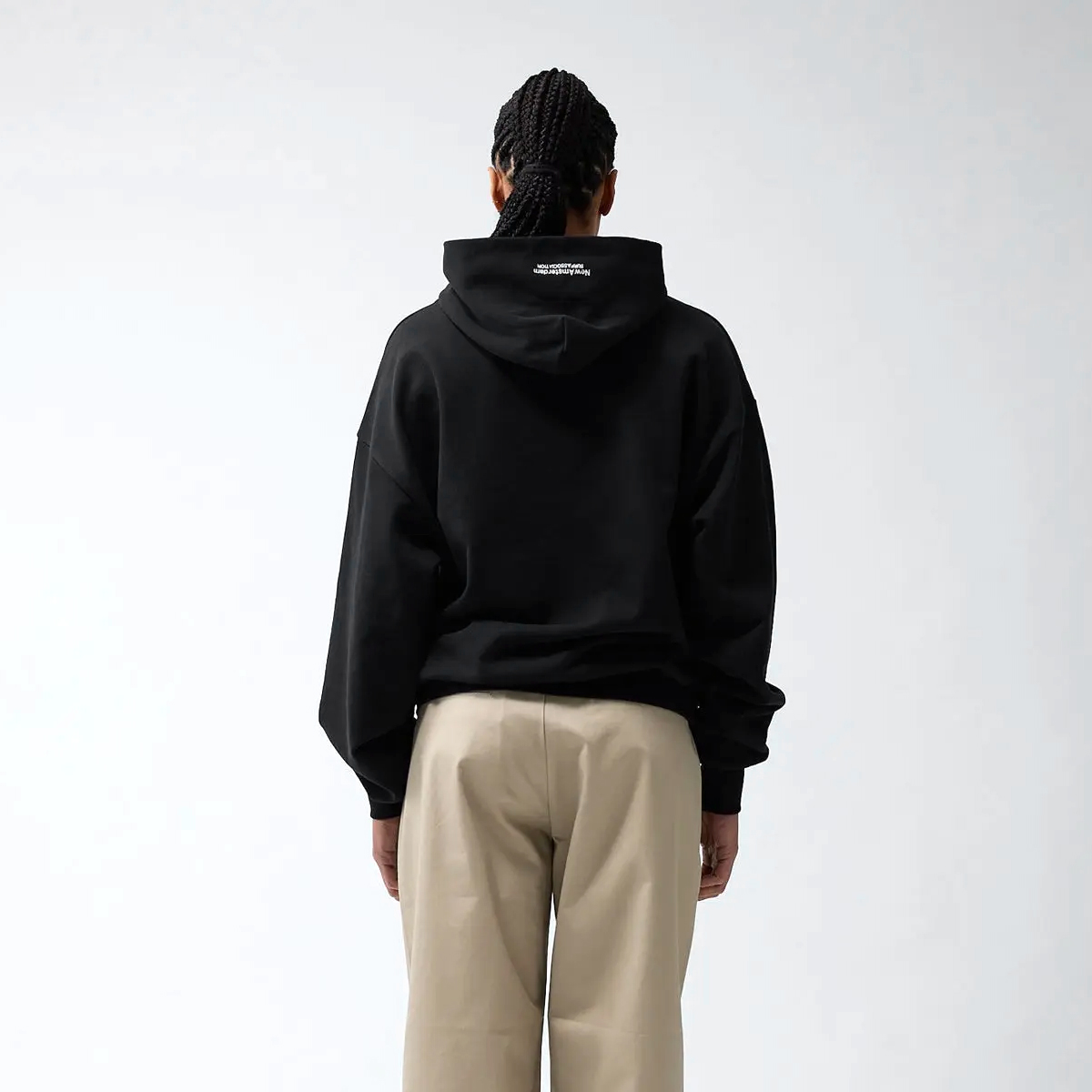 I Don't Surf Hoodie - Oversized - Black