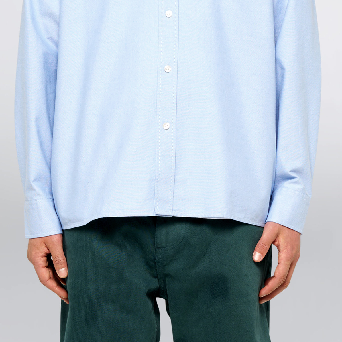 Big Oxford Shirt - Blue Yellow