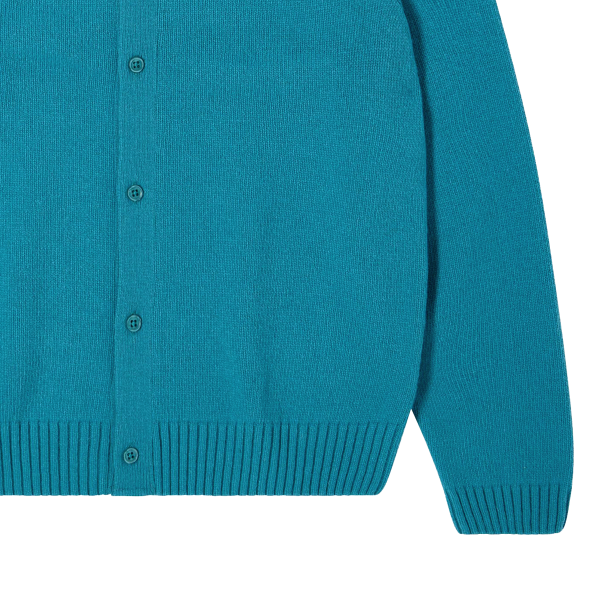 Mars Polo Cardigan - Regular Fit - Baltic Blue