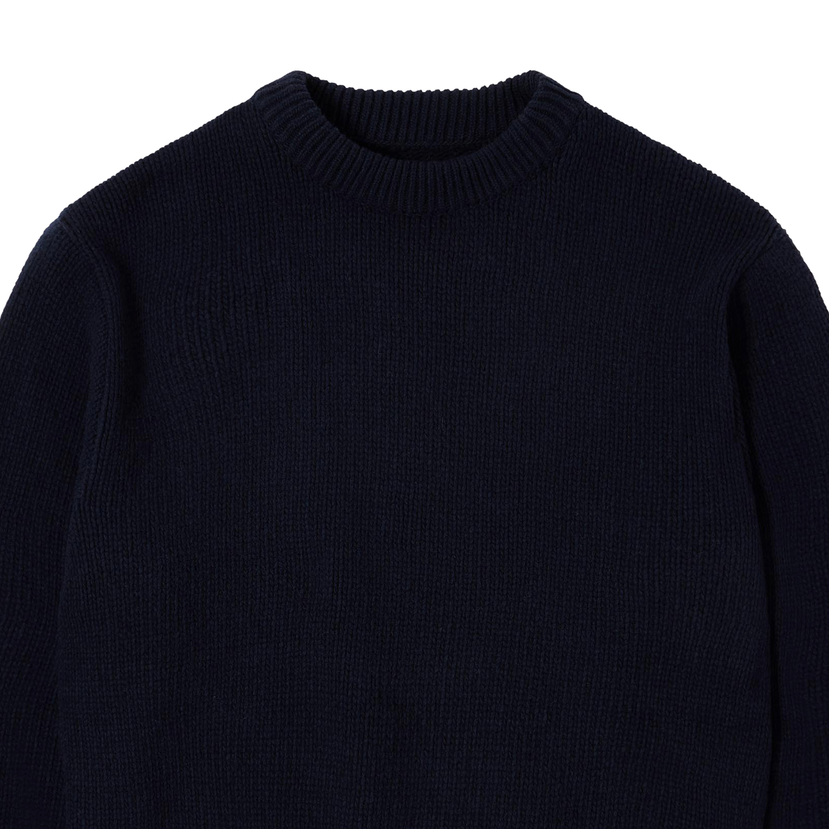 Ellis Strick Sweater - Boxy Fit - Navy