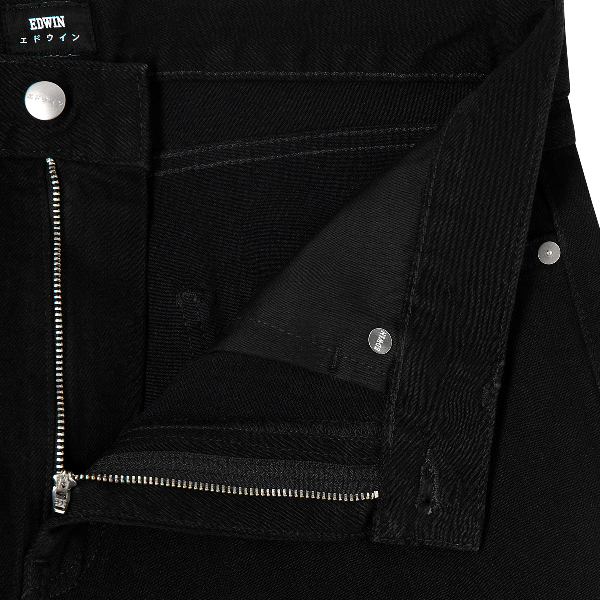 Cosmos Pant - Pembroke Black Denim 13,56 oz - Black Rinsed