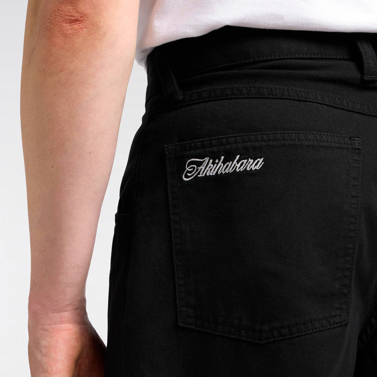 Staff Uniform Tyrell Pant - Loose Tapered - Black Garment Dyed