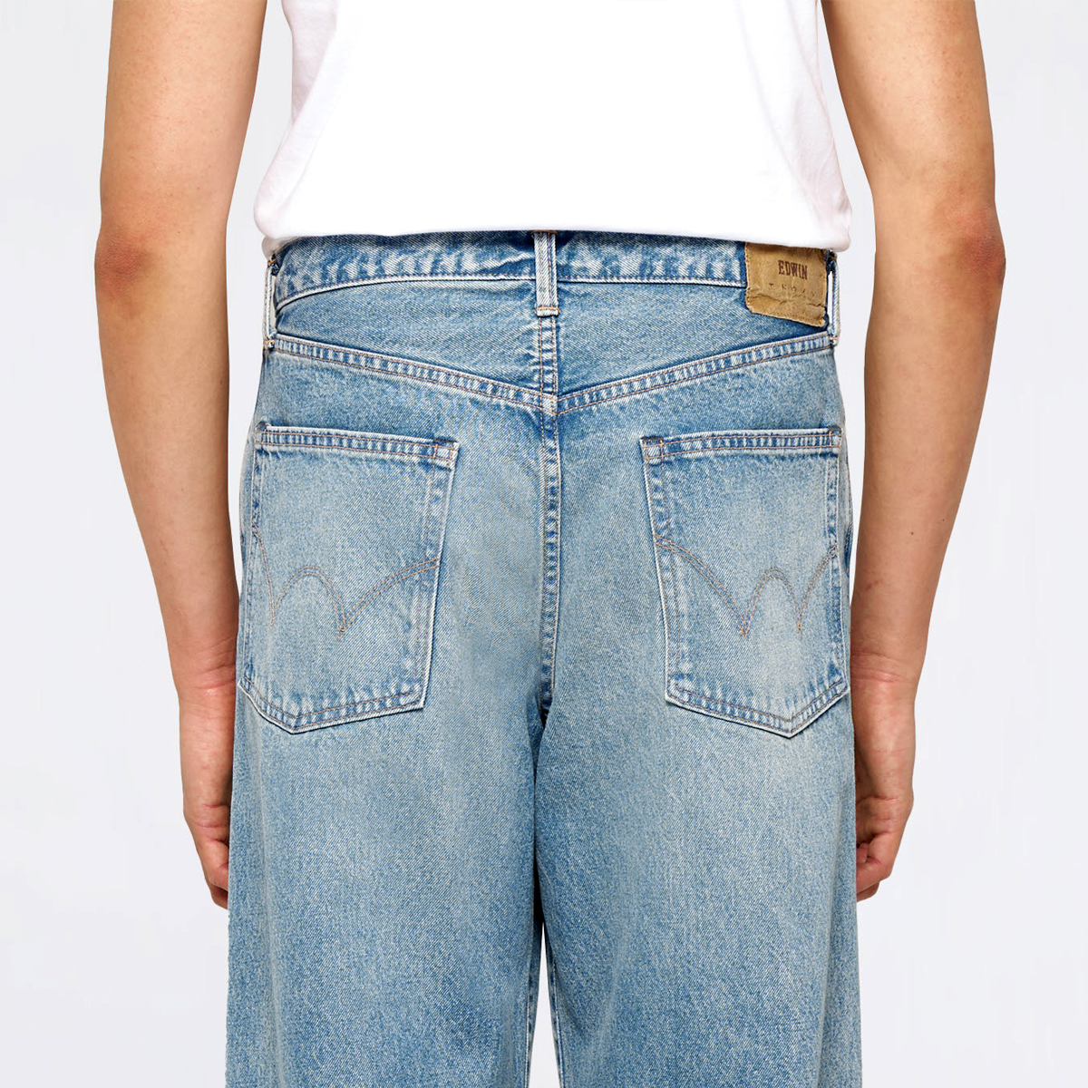 Wide Jeans - Blue Mid Light Used