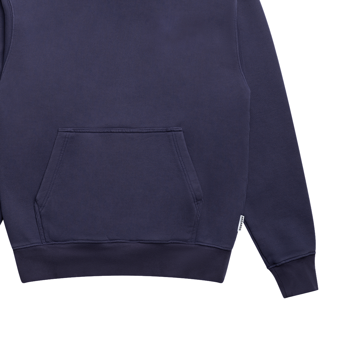Relaxed Loopback Hoodie - Greystone Washed
