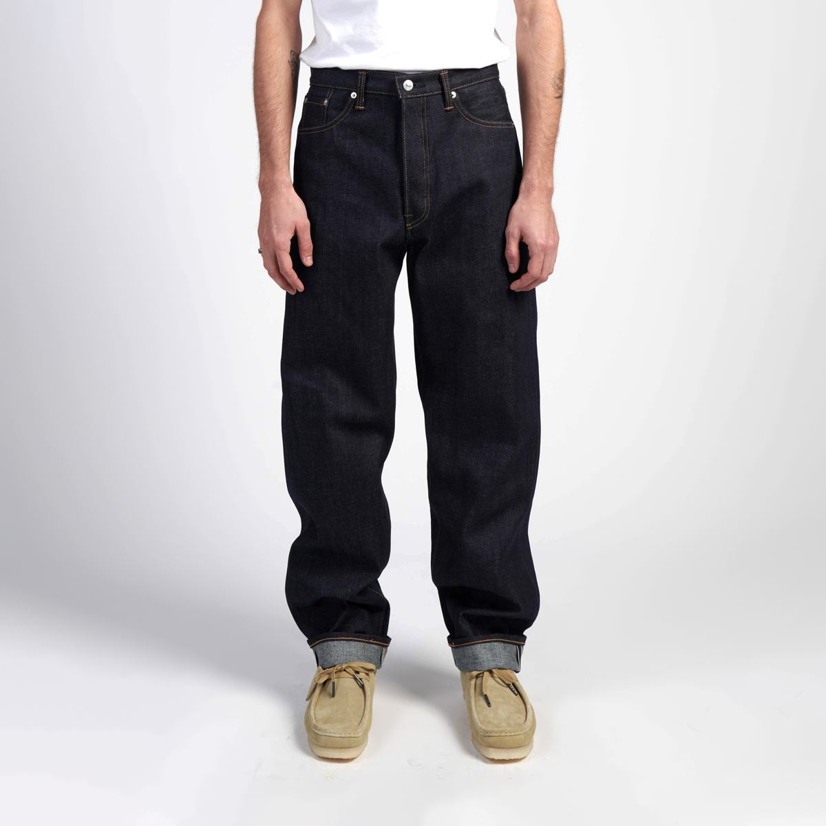 Loose Jeans - Red Selvage - Unwashed