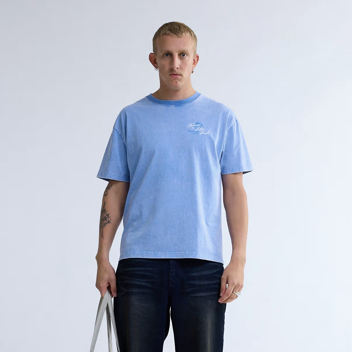 Welcome To Palm Beach T-Shirt - Blue