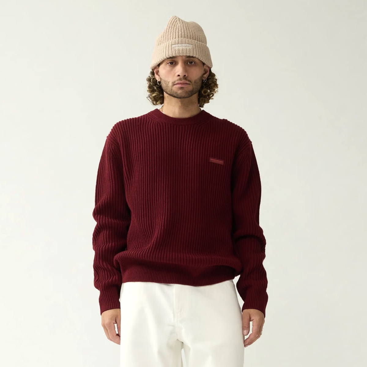Stricksweater - Burgundy