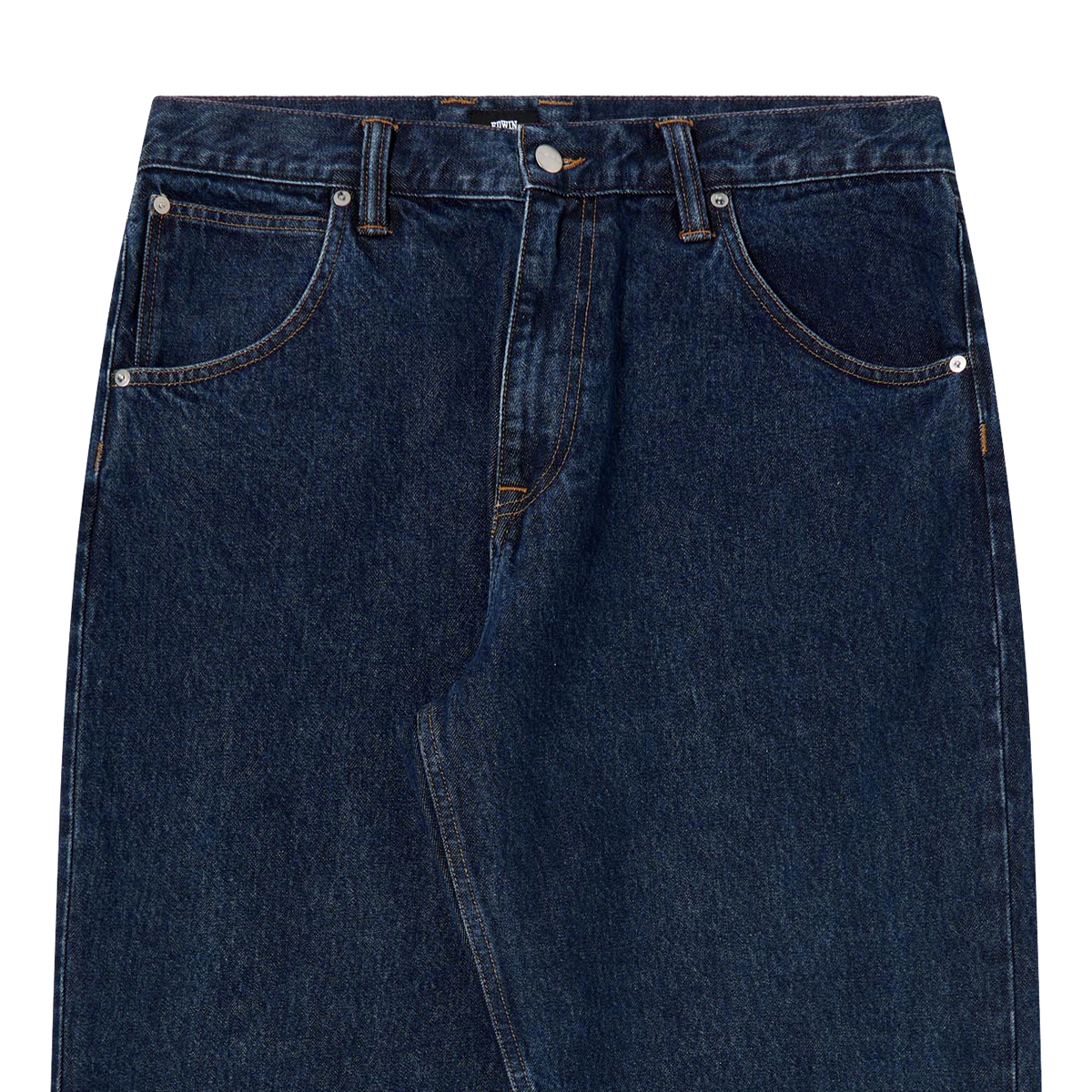 Tyrell Pant - Arctic Blue Denim 14,6 oz - Blue Dark Marble