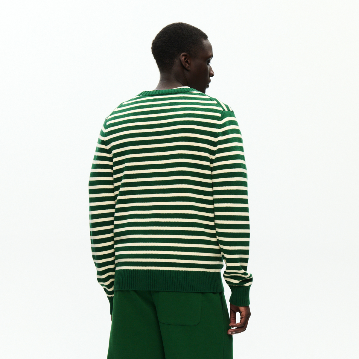 Tay Pullover - Green Stripe