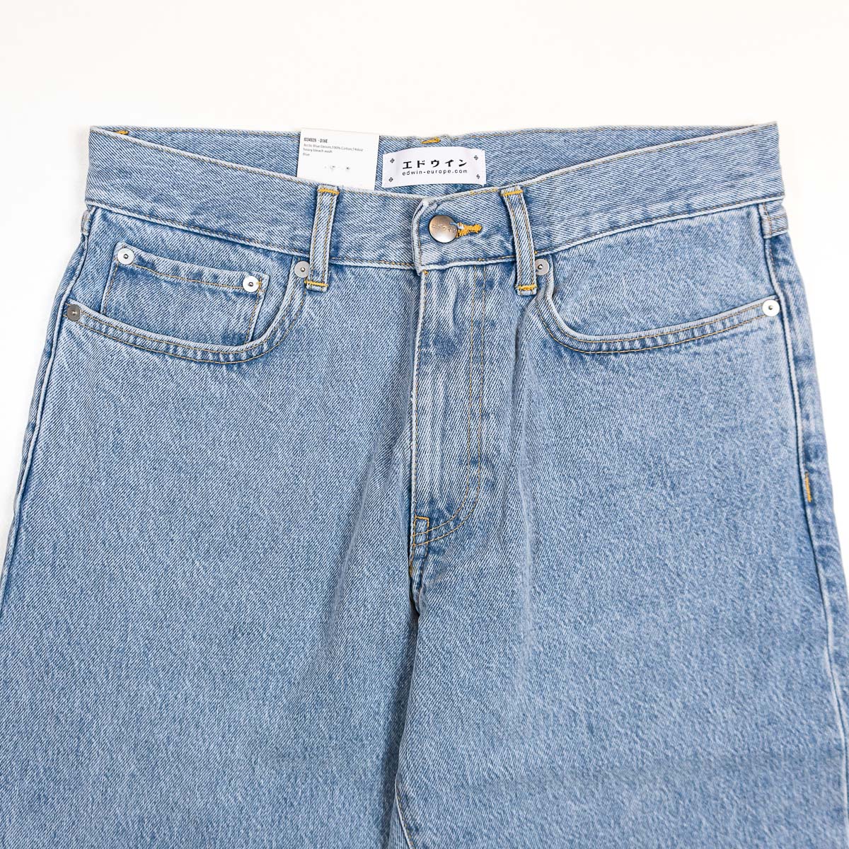 Cosmos Pant - Arctic Blue Denim 14,6 oz - Blue Heavy Bleach Wash