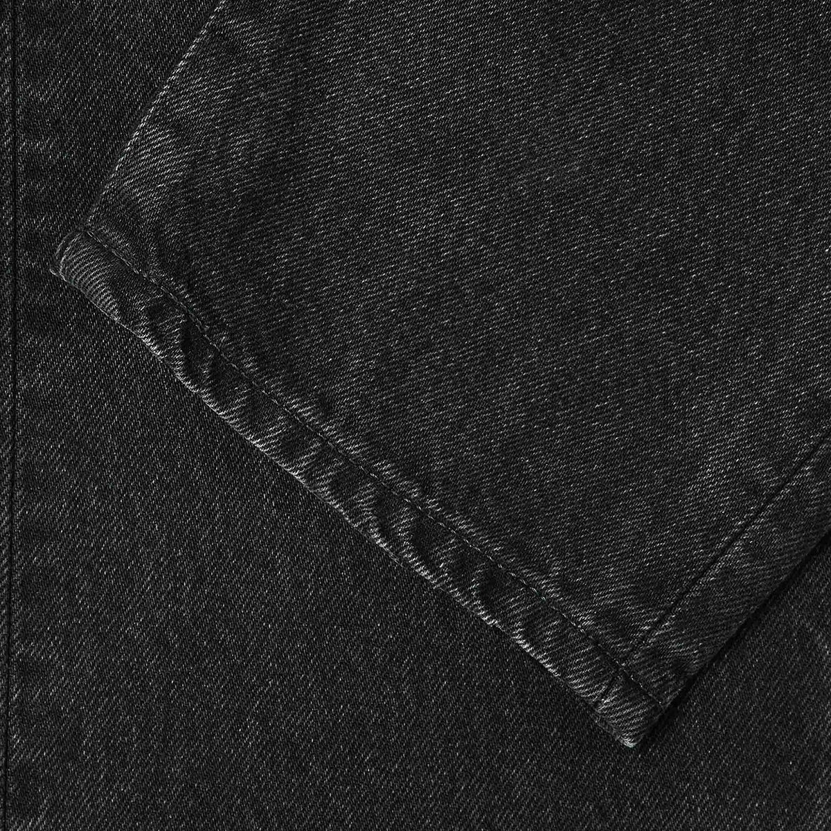 Regular Tapered Kaihara - Made In Japan - Right Hand Black Denim 13oz - Black Dark Used